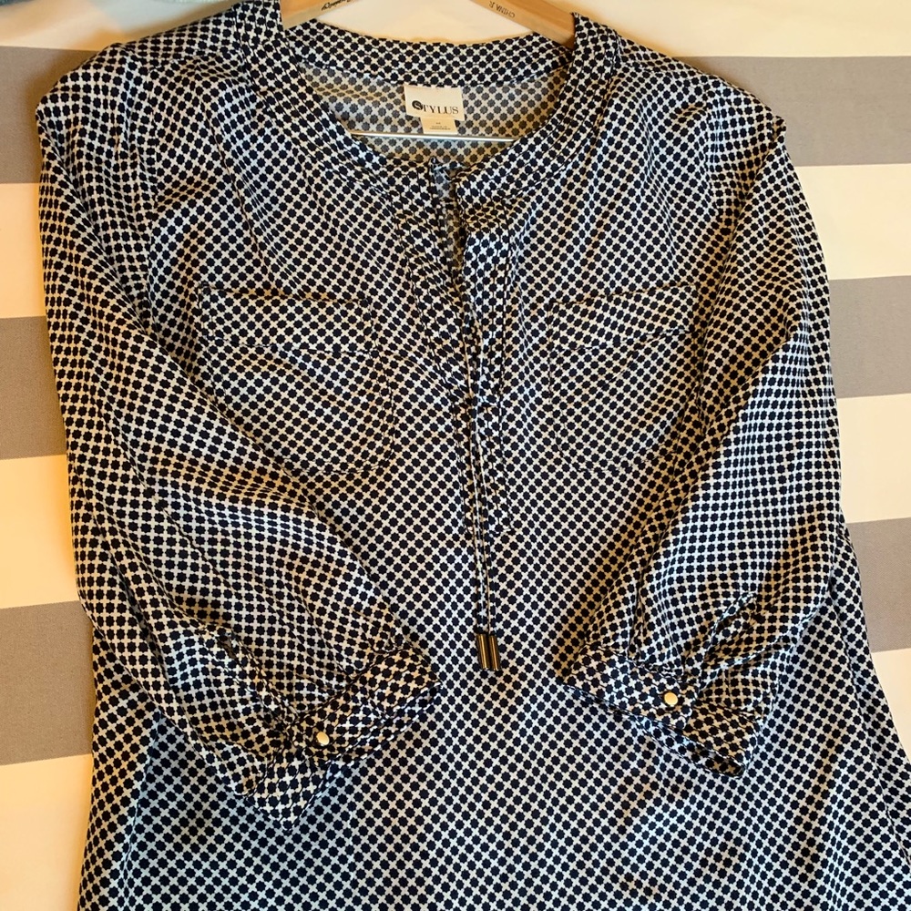STYLUS NAVY BLOUSE